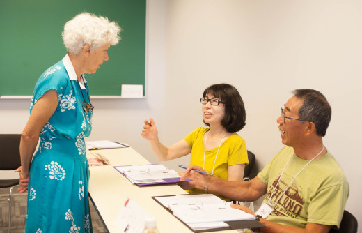 14 遊学 中高年留学　英語の授業