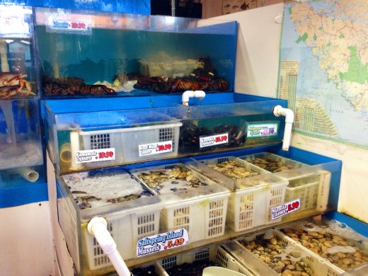 グランビルアイランド　魚介