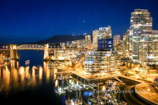 バンクーバー　夜景