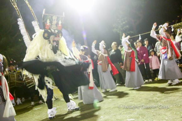 釜石祭り　小川神社　神楽