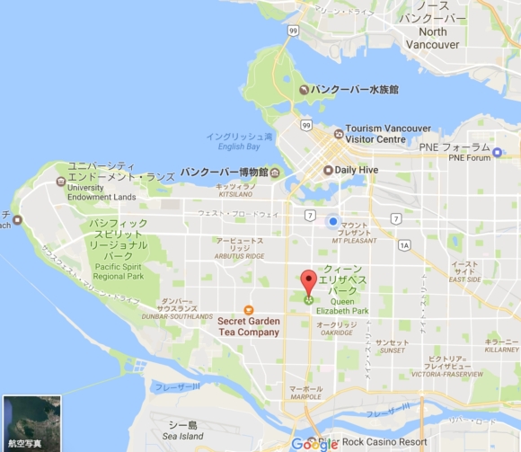 バンデューセンガーデン　地図